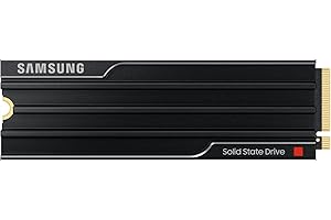 Samsung Memory MZ-VAP2T0CW 9100 PRO 2TB Internal SSD with Heat Sink, PCIe 5.0 x4, NVMe 2.0, SSD Designed for Pros & Gamers, Compatible with PC & Playstation 5, 5 Year Limited Warranty (UK Version)