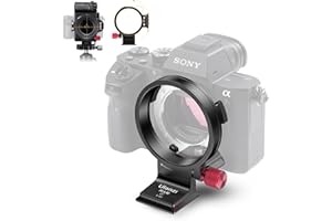 ULANZI SELECT ULANZI S-63 Placa de montaje horizontal vertical conmutable Arca placa 38 mm compatible con cámara Sony Alpha de formato completo con objetivo 63,5 mm de diámetro soporte para trípode para A7R A7M A7C