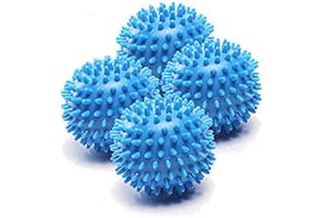 GUANG-T Tumble Dryer Balls - Clothes will Come out Soft, Fluffy, Fewer Wrinkles and Less Static Cling. A Natural and Better Alternative to Fabric Softener.(Set of 4)