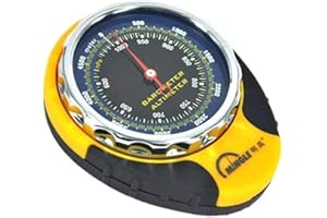 Hootiny Mini Altitude extérieure Alpinisme altimètre altimètre thermomètre Compas baromètre Camping Poche de randonnée