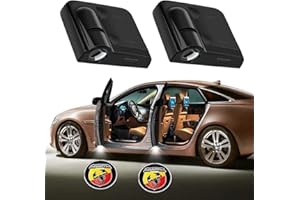 BIGROUP 2 pezzi personalizzare proiettore logo luce portiera auto, personalizzato il tuo logo portiera auto luce portiera auto wireless per tutte le auto