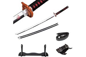Churgigi Katana Demon Slayer Zenitsu Sabre Demon Slayer Tanjiro Catana Katana Tanjiro Rengoku Sanemi Shinobu Muichirou Sabre Japonais Cosplay Épée en Bois
