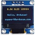 UCTRONICS 0.96 Inch OLED Module 12864 128x64 Yellow Blue SSD1306 Driver I2C Serial Self-Luminous Display Board for Arduino Raspberry Pi Pico