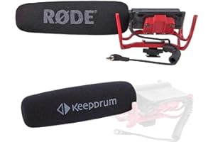 RØDE Rode VideoMic Rycote - Micrófono direccional para cámara y protección contra pop Keepdrum KDWSVM