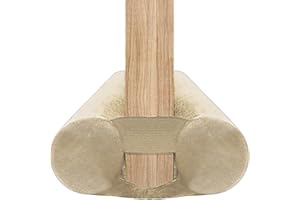 BKSAI Blokada przeciągów drzwi do dolnej części drzwi, dwustronna poduszka do izolacji uszczelki drzwi wejściowych (75-90CM, Beżowy)