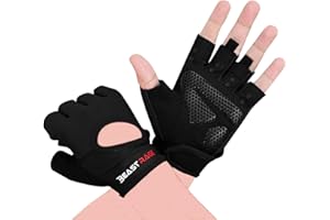 BEAST RAGE Guantes de Fitness Transpirables para Hombres y Mujeres Guantes de Levantamiento de Pesas de Entrenamiento de Gimnasia Antideslizante Crossfit Musculation Cycling