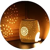Ecooe lampade Aroma in Ceramica con Il Cucchiaio di Candela