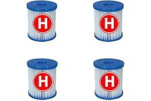 Intex 4 Filter Cartridges for Intex Swimming Pool Filter - Type H
