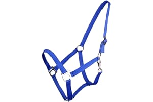 ARBO-INOX® Halfter mit Schiebeschnalle Stallhalfter Basic (Cob, Kobaltblau)