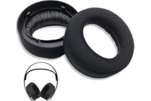 HAMKU 2 Pezzi Padiglioni Cuffie Per Ps5,Cuscinetti Cuffie Per Ps5 Con Tessuto Traspirante e Coperture In Memory Foam,Cuscinetti Auricolari Di Ricambio Per Pulse 3D Per Cuffie Wireless Ps5