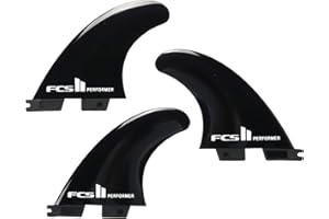 AQUBONA Dual Tab II Medium Performer/Reactor Fibra di vetro Rinforzato Polimero Tavola Da Surf - 2/3/4/5 Pinne Dual Tab Blu/Nero