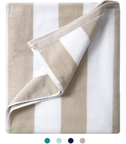 Ban.do Giant Beach Towel – Oversized 72x40 Inch Terry Cloth Towel For Pool, Beach, Picnics – Sunshine All The Time Design