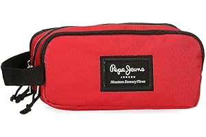 Pepe Jeans Aris Estuche Triple 22x12x5 cms fabricado en Poliéster, tamaño para mochila y carterón, De Joumma Bags