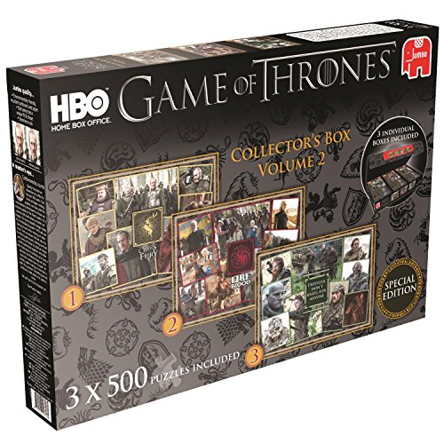 Jumbo Games Game of Thrones Jigsaw Puzzles (3 x 500-Piece)