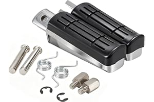 JFG RACING Pedaline Moto,Poggiapiedi Pedane Moto per MT03 MT07 XJ6 TDR125R FZ6 FZ1 FZ6R FZR600 FZS600 FJR1300 XJ600N XJ600S YZF600 R6 YZF600 R6S TDM900 XJ900S YZF1000 R1