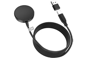 WENBOOW 2M Charger for Samsung Galaxy Watch Charger Compatible with Galaxy Watch 8/7/Ultra/6/6 Classic/5/5 Pro/4/4 Classic/3/Active 2/FE, Magnetic Wireless Fast Charging Cable Cord for galaxy watch 4 charger
