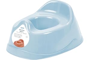 Inochi Notoro Portable Baby Potty Training Seat, Kids Toilet Seat, Soft Non-Slip Seat, Easy To Clean, Lightweight, With Antibacterial Additives (Ag+), BPA Free, Sturdy and Durable, Blue