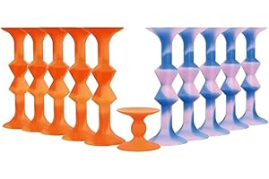 PARTYGEARS 11Pcs Silicone Suction Cup Darts Game Colour Mixing Soft Cup Dart Game Pictionary Game for Family Party