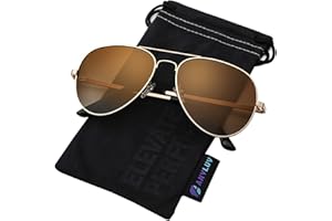 ANYLUV Pilot Sunglasses Mens, Polarised Sunglasses Men Women Classic Black Shades Metal Frame with UV Protection