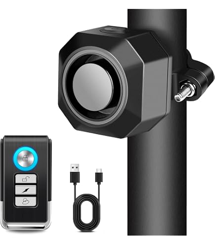 Alarme Antivol Scooter Électrique HERCHR 115dB - Compatible 36-55V Avec Télécommande, Interface XT60
