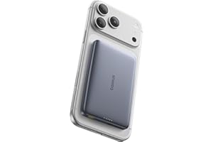 Baseus Picogo AM41 Power Bank, Ultra Slim 10000mAh Qi2 Magsafe Powerbank 15W Wireless, Ricarica Rapida PD 27W, Magnetico Batteria Esterna con cavo USB C per iPhone 17/16/15/14/13/12, Grigio Spazio