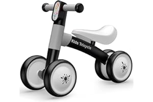 XIAPIA Bici senza Pedali 1-2 Anni Bambini, Bicicletta Triciclo Giochi Bambino, Regalo per Bambina e Ragazzo 1 Anno di Compleanno/Natale
