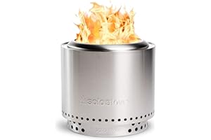 Solo Stove Feuerschale „Ranger“ 1.0 - Outdoor-Kamin aus Edelstahl, mit Standfuß rauchfrei - Tragbare Feuerstelle für Terrasse, Garten - Feuertonne, Holzofen, Feuerkorb - ⌀ 38 cm, Höhe 41,5 cm