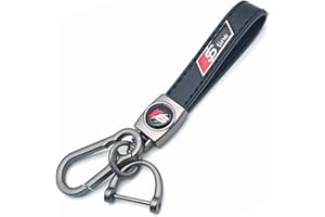 MONILOLY Porte Clef Voiture Cuir - Porte Clé Voiture pour Homme et Femme, Porte Clés Auto Accessoires Gadget