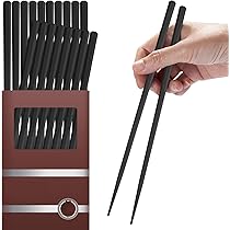 Bacchette Sushi In Legno Naturale - 10 Paia Riutilizzabili | Senza Vernice, Cera O Oli Chimici - Foto 3