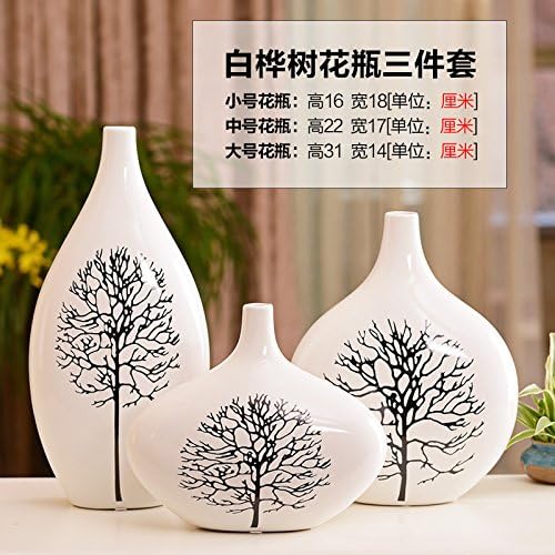 ALILEO Ceramic Decoration Decoration Creative Home Furnishing Animal Elk,Birch Vase