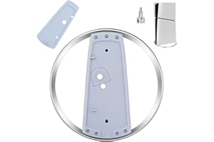 AYESY Pionowy uchwyt na konsole PS5 PROSlim, biały wąski wytrzymały stojak na PS5 z antypoślizgową matą i śrubami, zapewnia stabilność i odprowadzanie ciepła