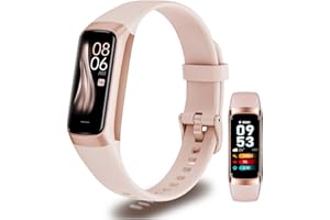 LBOYLOVE® Fitness Tracker, Step Tracker Smart Band, 1.1&quot; AMOLED Touch Color Screen, Waterproof Fitness Wristband with Blood Oxygen/Heart Rate Monitor/Step Counter/Alarm/Timer/Calories/Sleep Monitor3.6 out of 5 stars 6AED 95.90