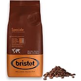 Bristot Speciale İtalyan Espresso &Ccedil;ekirdek Kahve (1 kg) &ndash; İthal Orta Kavrulmuş &Ccedil;ekirdek Kahve &ndash; Mideyi Yormayan D&uuml;ş&uuml;k Asidite