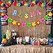 Produktbild Unomor Aloha Hawaii Party Banner Deko, 12pcs Blumen Banner for Hawaii Beach Party Dekoration