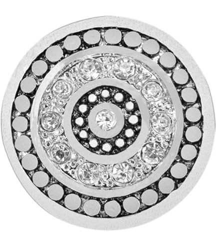 Andante CHUNK Druckknopf Auge Braun - Für Armbänder & Schmuck