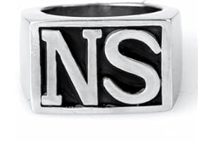 HIJONES Schmuck Herren Edelstahl Biker Ringe SO/NS/SONS Weinlese