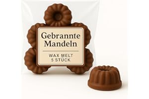 Duftmelt ❥ ❥ Duftwachs 5er Set - Winter & Weihnachts Duftkerzen | Raumduft ❥ ❥ (gebrannte Mandeln)