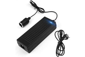 SYLANDA AC à DC Adaptateur Converter 10A 120W, Adaptateur Secteur pour Voiture Adaptateur Allume Cigare Prise 240V 12V Transformateur Convertisseurs Électriques Prise d'Allume Cigare de Voiture