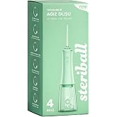 Steriball Oral Irrigator Ağız Duşu Yeşil - 4 Temizlik Modu, 360&deg; D&ouml;nebilen Başlık, 0,60 mm İnce Su Akışı, Y&uuml;ksek Frekanslı Su