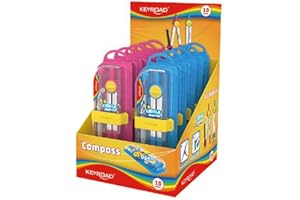 Compas escolar con lapiz de Keyroad , Modelo surtido, 1 unidad