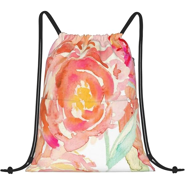PATIKIL Baumwoll Kordelzugtasche – Faltbarer Rucksack, 34x39 Cm, Gelb Für Sport & Reise