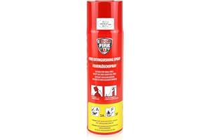 G GREEN SENSOR GREENSENSOR Premium Feuerlöschspray | 750g | Wiederverwendbar – Ideal für Küche & Haushalt | Geeignet für Brandklassen A, F (Feuerlöschspray 500ml)
