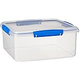 Sistema KLIP IT Food Storage Container Clear with Blue Clips 5 Litre