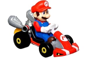 Hot Wheels Mario, Standard Kart Veicolo Giocattolo in Metallo Pressofuso, Multicolore, GBG26
