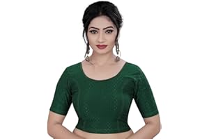 TreegoArt Fashion Damen Baumwoll-Lycra, dehnbar, Ellbogenärmel, Freizeitkleidung, fertige Bluse, freie Größe