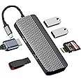 Bestor USB C Hub Multiport Adapter- 6 in 1 Type C Hub with 4K 30Hz HDMI Output, USB 2.0/3.0 Ports, SD/Micro SD Card Reader Compatible with Windows, MacBook Pro 2016-2020, MacBook Air 2018-2020