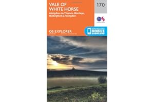 Vale of White Horse Map | Abingdon-on-Thames, Wantage, Wallingford & Faringdon | Ordnance Survey | OS Explorer Map 170 | England | Walks | Hiking | Maps | Adventure