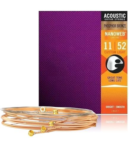 Cuerda De Guitarra Acústica Elixir | Bronce 80/20 Con Recubrimiento NANOWEB | Tono Brillante Y Duradero | Calibre .023