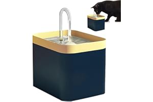 XINXI Fontaine À Eau pour Chat, Ultra Silencieuse 1.5 L Fontaine A Eau Chat sans Fil, Chat Fontaine d'eau pour Animaux De Compagnie avec Filtre pour Chats Oiseaux Chiens