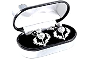 PEWTERMILL CRAFTS Celtic Scottish Thistle Cufflinks